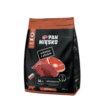 Karma sucha dla kota Pan Mięsko wołowina z jeleniem 400g