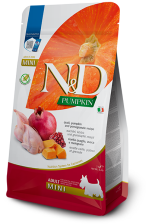 N&D Pumpkin Grain Free canine Karma sucha dla psa 2.5kg przepiórka, batat