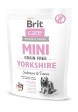 Brit Care Mini Grain-Free Yorkshire, łosoś i tuńczyk, 400 g karma sucha dla psa