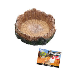Reptile Nova miska  11x11x3cm REP-DISH-WOOD-R Akcesoria