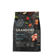 Grandorf Dog Fresh Turkey Mini Karma sucha dla psów małych ras Indyk 1kg