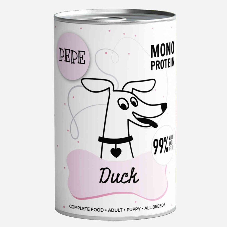 PEPE duck 99% kaczka 400 g Karma mokra dla psa