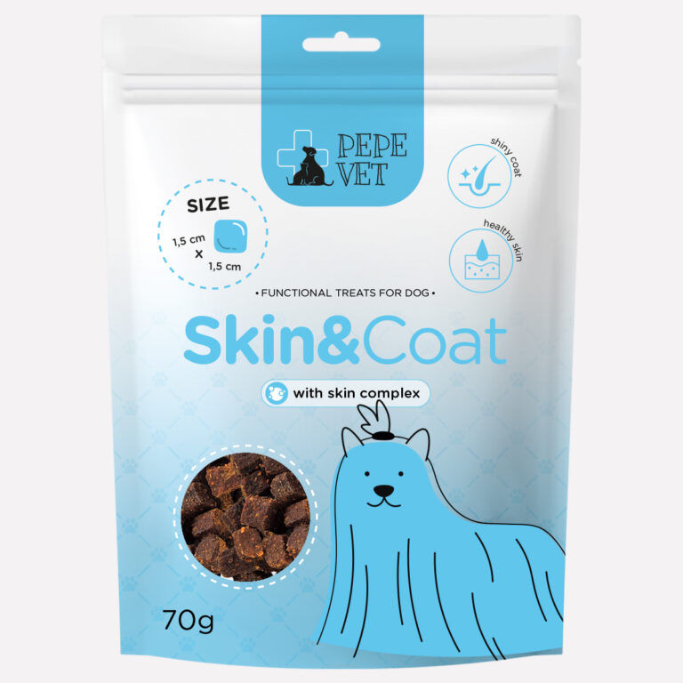 Przysmak dla psa PEPE VET Skin&Coat (skóra i sierść) 70g