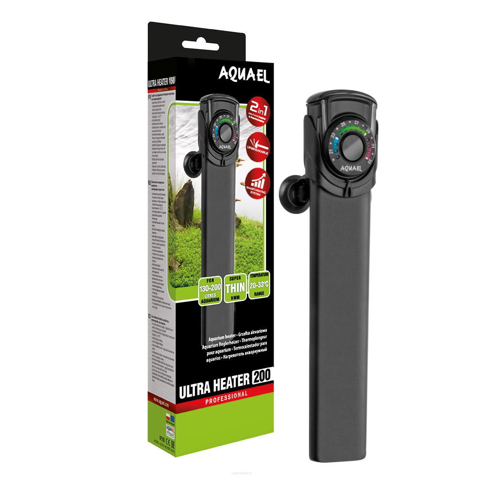 Aquael Ultra Heater 200W Grzałka Akwariowa