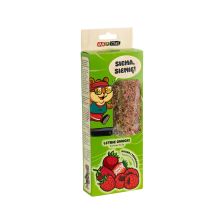 Letnie Owocki Malina, Truskawka Kolby dla gryzoni 80g