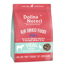 Dolina Noteci Superfood MINI danie z cielęciny z perliczką karma sucha dla psa 1 kg