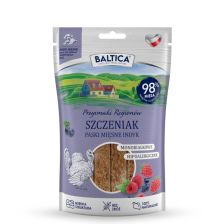 BALTICA PRZYSMAKI REGIONÓW Mięsne paski Szczeniak Indyk 90g Przysmaki dla psa