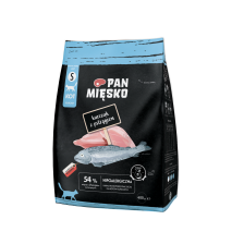 Karma sucha dla kota Pan Mięsko kurczak z pstrągiem 400g