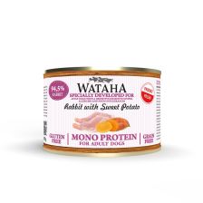 Wataha karma mokra dla psów dorosłych MONO Królik z Batatami 185g