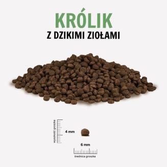 PAKA ZWIERZAKA królik z dzikimi ziołami PUPPY S 1,5 kg Karma sucha dla psa - 2