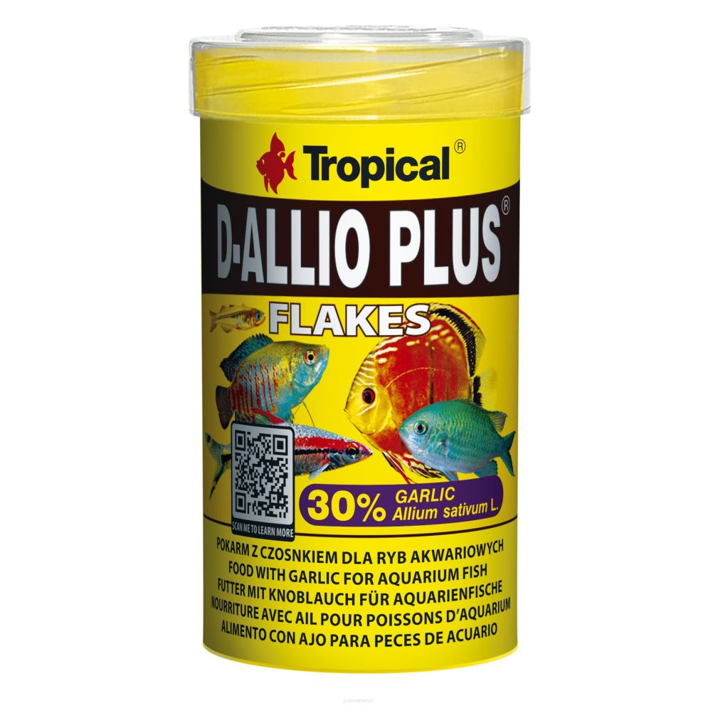 Tropical D-ALLIO PLUS 100ML/20G Pokarm