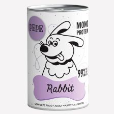 PEPE rabbit 99% królik 400 g Karma mokra dla psa