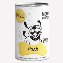 PEPE pork 99% wieprzowina 400 g Karma mokra dla psa