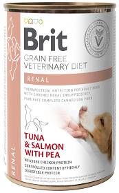 Brit Veterinary Diet Renal Tuna&Salmon&Pea Mokra karma dla psa op. 400g