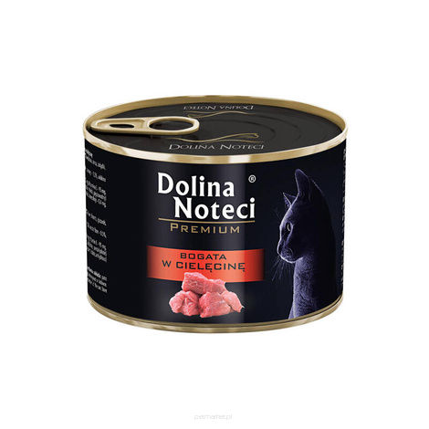 Dolina Noteci Premium Mokra karma dla kota bogata w cielęcinę 185 g