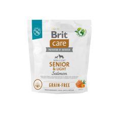 Brit Care Dog Grain-free Senior & Light, łosoś i ziemniaki, 1kg Karma sucha dla psa