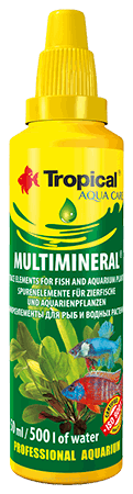 Tropical MULTIMINERAL Mikroelementy dla ryb i roślin wodnych, Preparaty