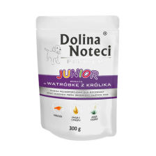 Dolina Noteci Premium Mokra karma dla psa junior Dolina Noteci Premium bogata w wątróbkę z królika saszetka 300 g