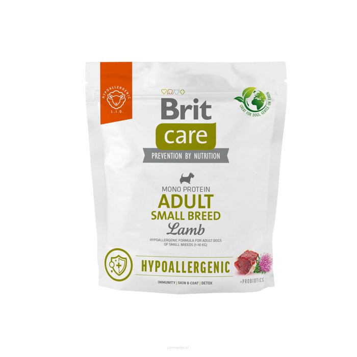 Brit Care Dog Hypoallergenic Adult Small Breed, jagnięcina, 1 kg Hipoalergiczna karma dla dorosłych psów małych ras