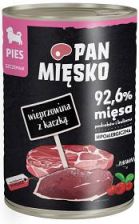Pan Mięsko Wieprzowina z kaczką Mokra Karma dla szczeniaka op. 400g