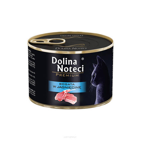 Dolina Noteci Premium Mokra karma dla kota bogata w jagnięcinę 185 g
