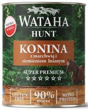 Wataha Hunt Adult Konina z marchewką i siemieniem lnianym Mokra Karma dla psa 800g
