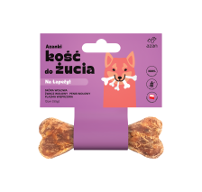 Azanki Kość do żucia NA ŁAPETYT ze żwaczem S/M 12cm  przysmak dla psa
