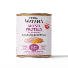 Wataha karma mokra dla psów dorosłych MONO Królik z Batatami 800g