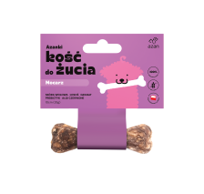 Azanki Kość do żucia MOCARZ z łososiem, granatem i prebiotykiem PUPPY 10cm
