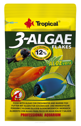 Tropical 3-Algae Flakes Pokarm