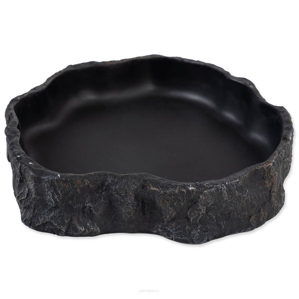 Repti Planet miseczka czarna 19,5x17,5x4,2 Akcesoria