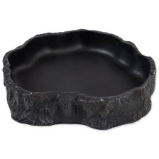 Repti Planet miseczka czarna 19,5x17,5x4,2 Akcesoria
