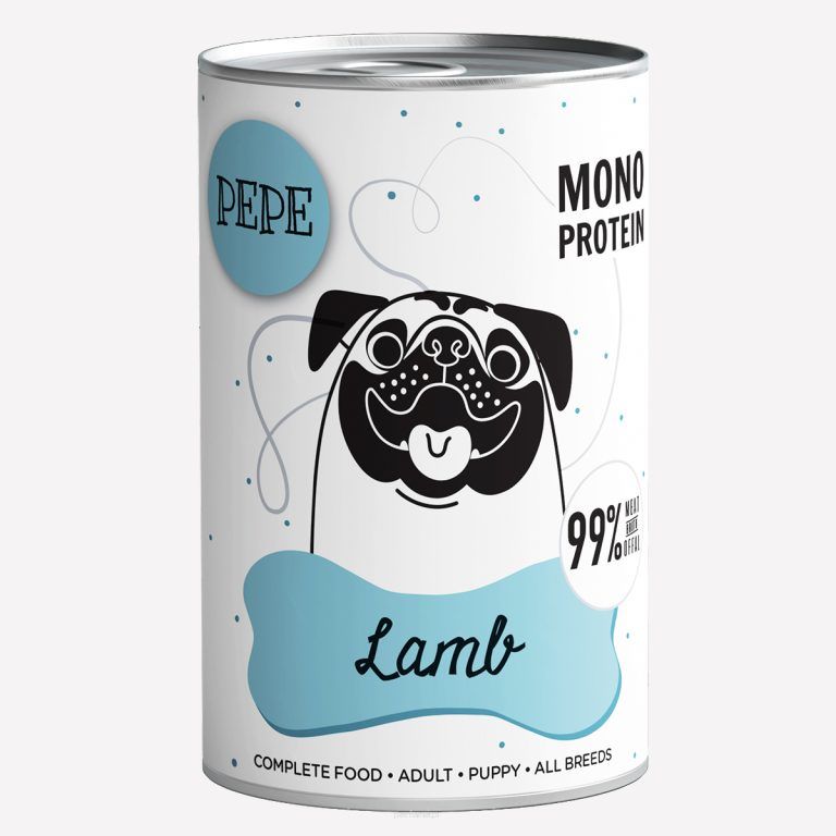 PEPE lamb 99% jagnięcina 400 g Karma mokra dla psa