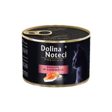 Dolina Noteci Premium Mokra karma dla kota bogata w łososia 185 g